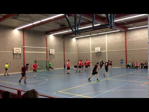 Olympia'89 - DIOS (22-21), doelpunt Frank Loeffen