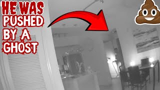 Download the video "he was PUSHED  what a load of CRAP ... HAUNTED APARTMENT 202"