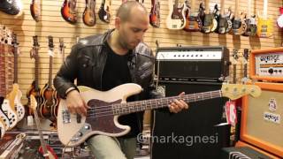 Video thumbnail for Guitar Close Up - Fender "Flea" Jazz Bass Roadworn in Shell Pink $1199 by Normans Rare Guitars