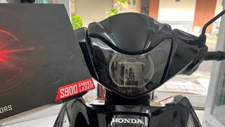 Honda Wave 125i Wavei 2024 Độ Xe Tận Nhà Kenzo S900 Pro Smartkey Full Led Tại Long Xuyên