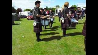 preview picture of video 'Glenrothes & District Pipe Band Markinch 2012'