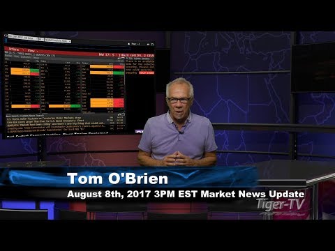 August 8th 3PM Stock Market Update by Tom O'Brien on TFNN