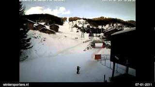 preview picture of video 'Val d'Anniviers Grimentz webcam time lapse 2010-2011'