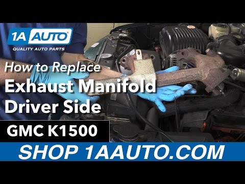 How to Replace Drivers Exhaust Exhaust Manifold 96-99 GMC K1500