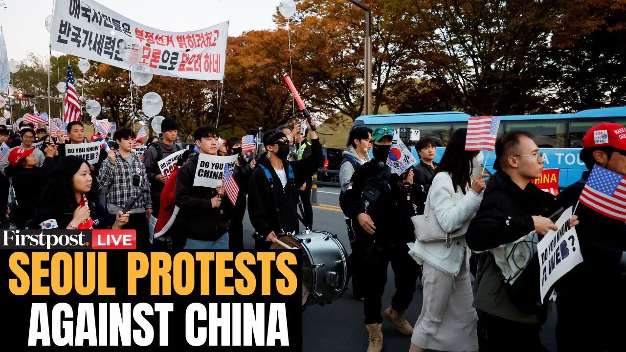 LIVE: Thousands Rally in Seoul Against China as APEC Summit Nears End | N18G