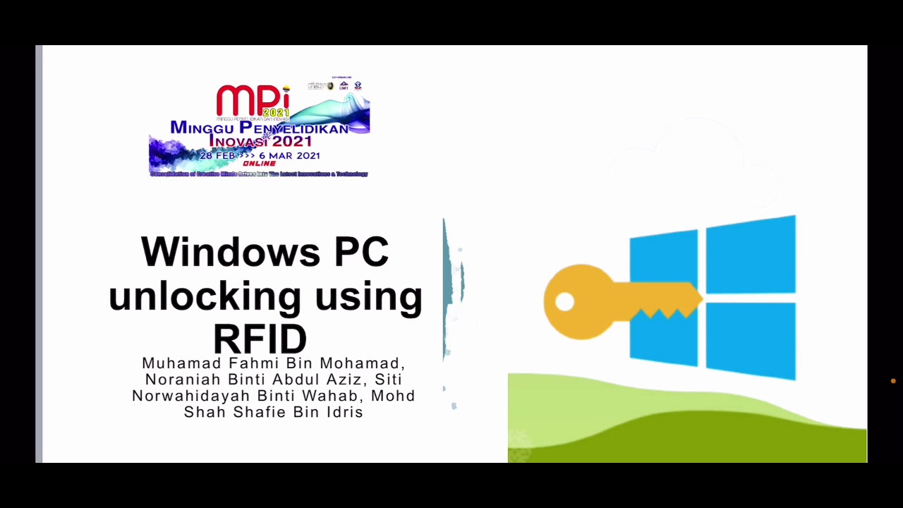 MPI 2021: Windows PC Unlocking using RFID