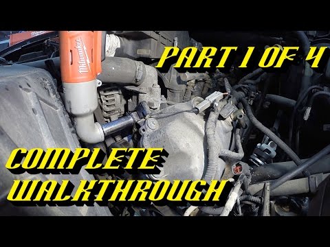 Ford 5.4L 3v Engine Timing Chain Kit Replacement Pt 1 of 4: Getting to the Engine