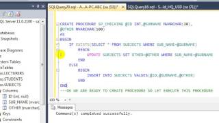 CHECKING IF EXISTS IN SQL SERVER