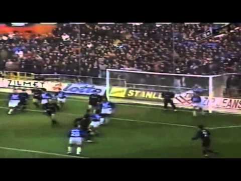Serie A 1995-1996, day 17 Sampdoria - Vicenza 2-2 (Chiesa, Karembeu, M.Rossi, Ambrosetti)