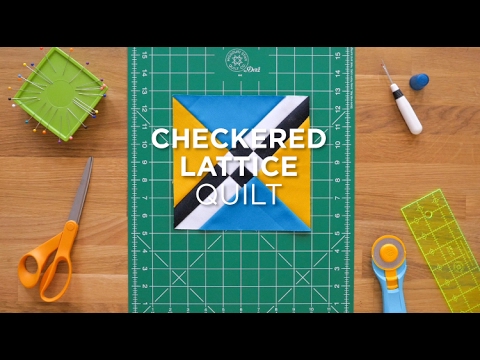 Quilt Snips Mini Tutorial - Checkered Lattice