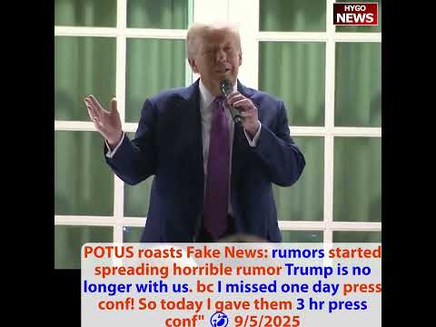 Trump remarks on new Rose Garden Patio: women sinking into mud; horrible rumor; G20 COMING TO MIAMI!