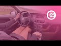 ️DRIVING DOWNTOWN HIGHWAY Leather Skirt Flat Sandals Pantyhose Manual Volvo V40 Car ASMR
