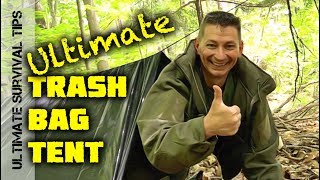 TWO Easy EDC Garbage Bag Shelters YOU Can Make -in a FLASH