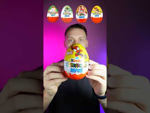 ASMR:Kinder surprise MAXI #kinder #asmr #surprise