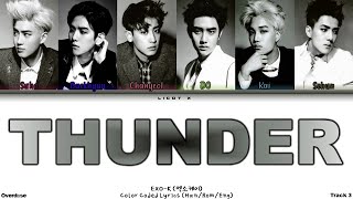 EXO-K (엑소케이) ⚹ Thunder | Color Coded Lyrics
