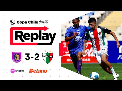 TNT Sports Replay | Deportes Concepción 3-2 Palestino | Copa Chile Coca Cola Sin Azúcar 2025
