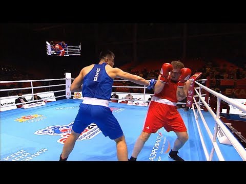 Round of 16 (+91kg)  ROGAVA TSOTNE (UKR) vs JALOLOV Bakhodir (UZB) /AIBA World 2019