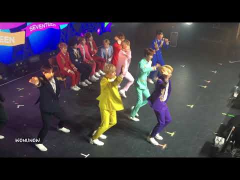 170827 Seventeen Diamond Edge in NY - Intro + Pretty u Fancam