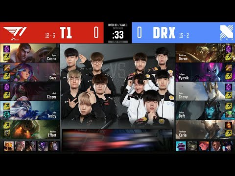 T1 vs DRX | W10D4 | Match 89 Game 1 | LCK Summer Split 2020 – S10 | T1 vs DragonX