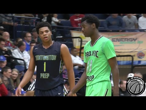 Miles Bridges vs Josh Jackson in 2015 Flyin' to the Hoop - Top TEN Juniors from Michigan BATTLE