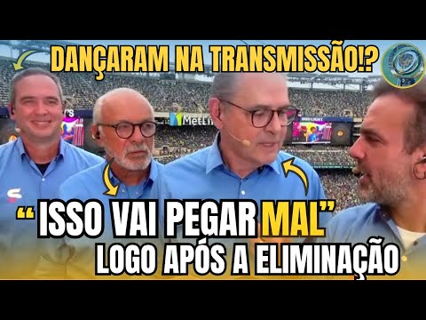 LUIZ ROBERTO, CAIO, JUNIOR E ROGER CHAMAM ATENÇÃO AO DANÇAR, AO SOM VIRAL DA COPA DE CLUBES. 👀🤯