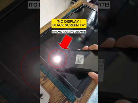 no display and black screen TV easy find the root cause #ideas