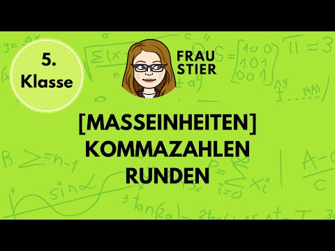 Kommazahlen runden, richtig auf Nachkommastellen runden