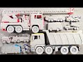 Find Buried Toy Cars And Clean Up Big Fire Trucks Big Sand Trucks Crane Trucks