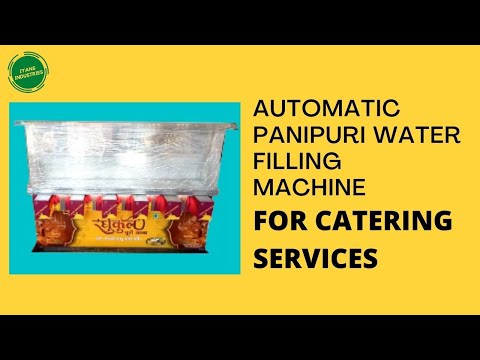 Automatic  Panipuri Water Filling Machine