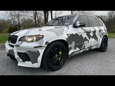 E70 BMW X5M Stage 2 EuroCharge Tune! Full Wrap & Lowered!