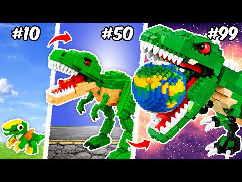 Upgrading a LEGO T-REX to the Biggest Ever | ROBO Bricks