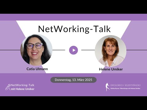 NetWorkting Talk Catia Ulman März, Inhaberin von kulinartis gmbh, Oberrohrdorf, März 2025