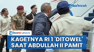 Momen RI 1 Kaget 'Ditowel' Pasukan Pengamanan Yordania, Diingatkan saat Raja Abdullah II akan Hormat