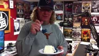 Frank Pain Taste Tests Shay's Blue Velvet Cake