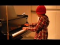 George Winston - Carol of the Bells Piano - 10 year old