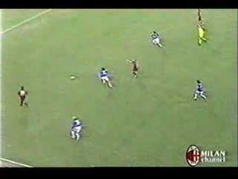 Samp-Milan grande azione del Milan