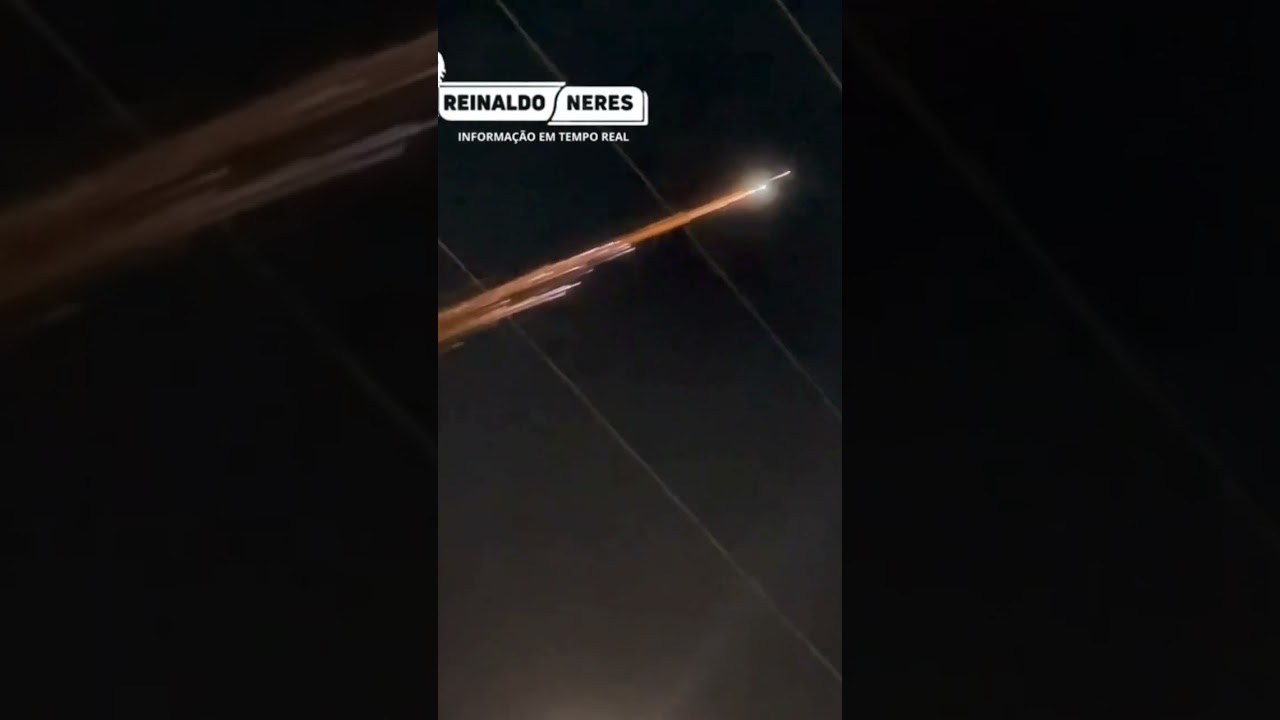 Sertão Alagoano registrar o momento em que luzes cruzaram o céu #shorts #meteoros #luzes  #noticias