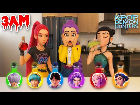 DO NOT ORDER ALL KPOP DEMON HUNTERS POTIONS AT 3AM!! (I CAN SING LIKE RUMI)