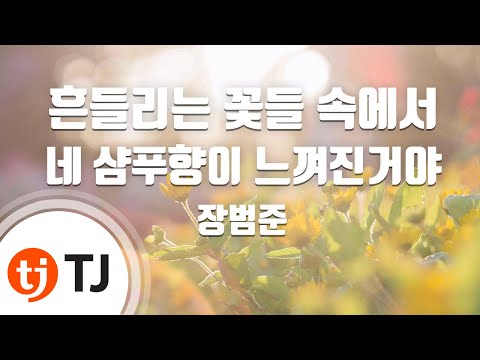 [TJ노래방] 흔들리는꽃들속에서네샴푸향이느껴진거야 - 장범준 / TJ Karaoke