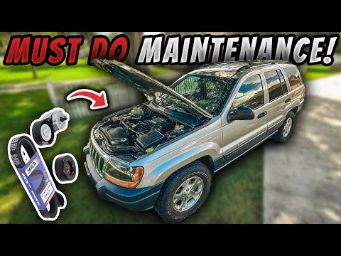 Replace the Belt, Idler Pulley, & Tensioner on 4.0 Jeep Inline 6 | Found more Problems