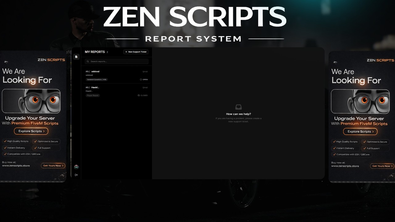 Zen Scripts - Advanced FiveM Report System