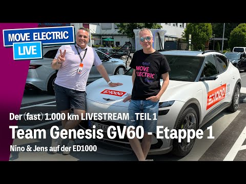 1.000 km im Genesis GV60 auf der ED1000 - LIVE - Etappe 1