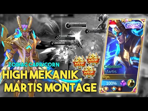 SUPER HIGH MEKANIK MARTIS ZODIAK CAPRICORN | MONTAGE TOP GLOBAL MARTIS INDONESIA 3000 MATCH - MLBB