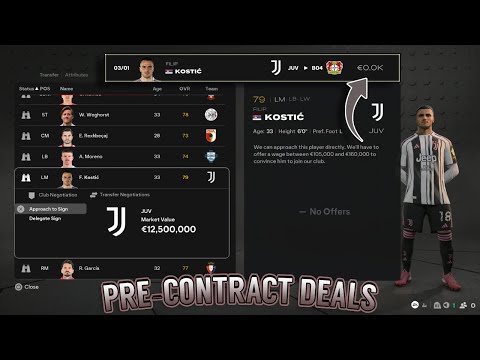 FC26: Best Pre-Contract Signings in Season 1