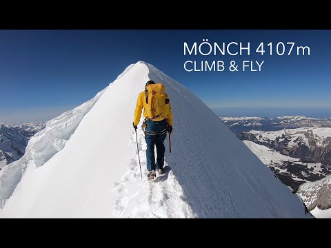 Mönch 4107m climb & fly