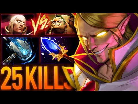 METEOR META?! 8-Min Hammer Invoker EZ Game vs Pudge Mid | Dota 2 Invoker