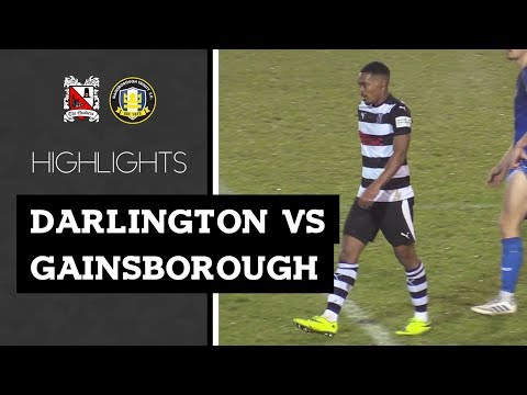 Darlington 2-1 Gainsborough Trinity - FA Trophy - 2019/20