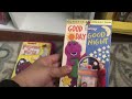 Barney S Pajama Party 2001 VHS Plus Barney S Good Day Good Night 1997 VHS