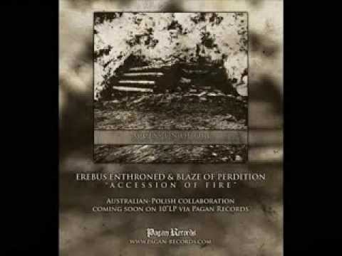 EREBUS ENTHRONED / BLAZE OF PERDITION split 10" preview