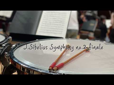 [Concert live] J.Sibelius Symphony No.2 Finale Timpani.